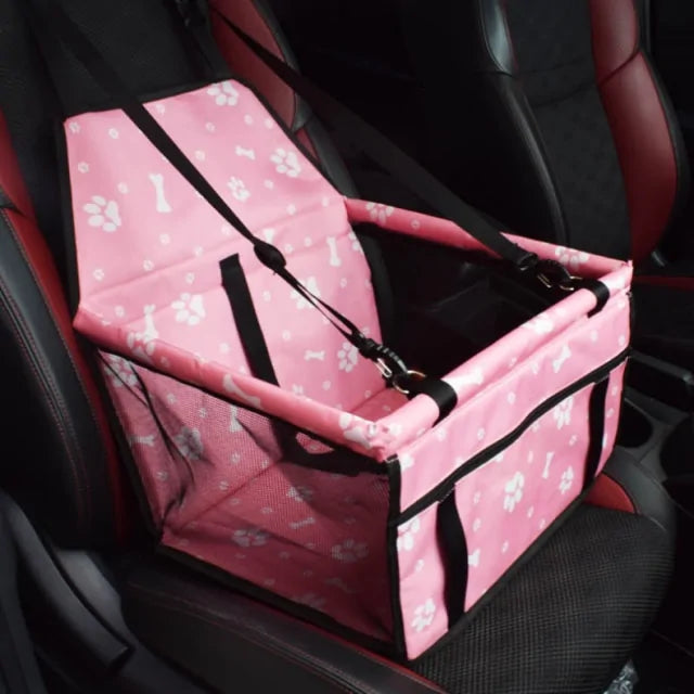 Waterproof Dog Car Seat – Compact Hammock with Safety Belt, Oxford Fabric & Easy-Clean Design