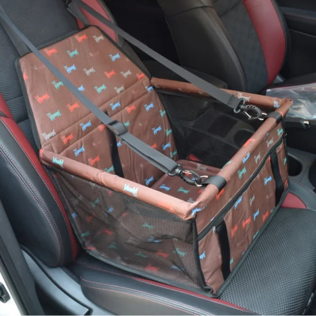 Waterproof Dog Car Seat – Compact Hammock with Safety Belt, Oxford Fabric & Easy-Clean Design