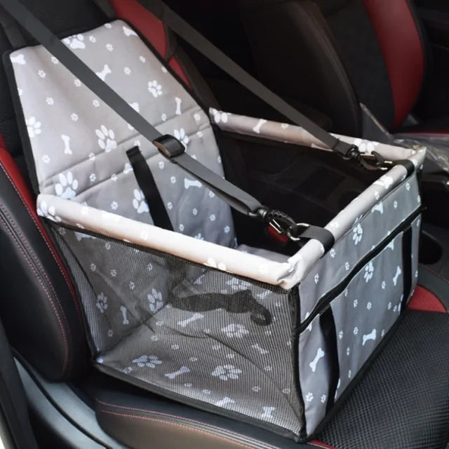 Waterproof Dog Car Seat – Compact Hammock with Safety Belt, Oxford Fabric & Easy-Clean Design