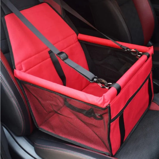 Waterproof Dog Car Seat – Compact Hammock with Safety Belt, Oxford Fabric & Easy-Clean Design