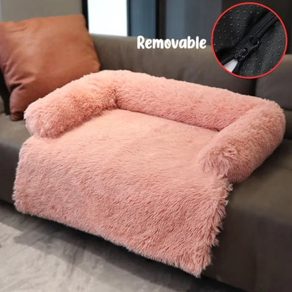 Calming Dog Sofa Protector – Washable Anti-Anxiety Plush Couch Bed for Dogs & Cats