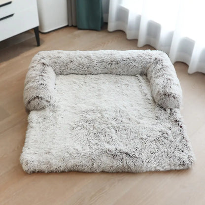 Calming Dog Sofa Protector – Washable Anti-Anxiety Plush Couch Bed for Dogs & Cats
