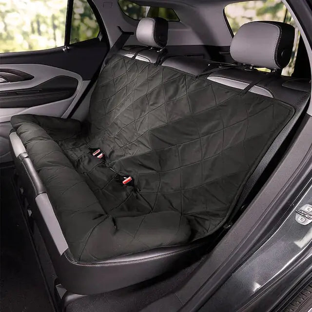 Waterproof Dog Car Seat Cover – Anti-Scratch Travel Mat with Padding & Foldable Design