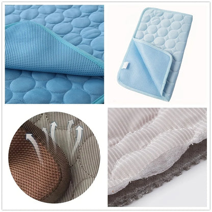 Dog Cooling Mat – Summer Pet Ice Pad for Dogs & Cats