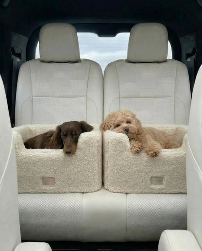 Natural Wool Dog Carrier - Beige-4