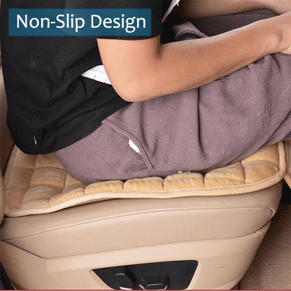 SEAMETAL Soft Car Seat Cover Skin-Friendly Plush Automotive Seat Cushion Anti Slip Auto Seat Protector Universal for Sedan Suv