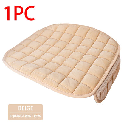 SEAMETAL Soft Car Seat Cover Skin-Friendly Plush Automotive Seat Cushion Anti Slip Auto Seat Protector Universal for Sedan Suv