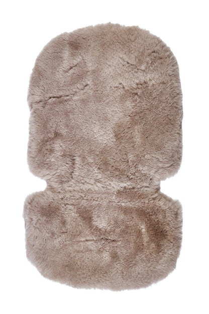 Greige Natural Sheepskin Stroller Liner-0