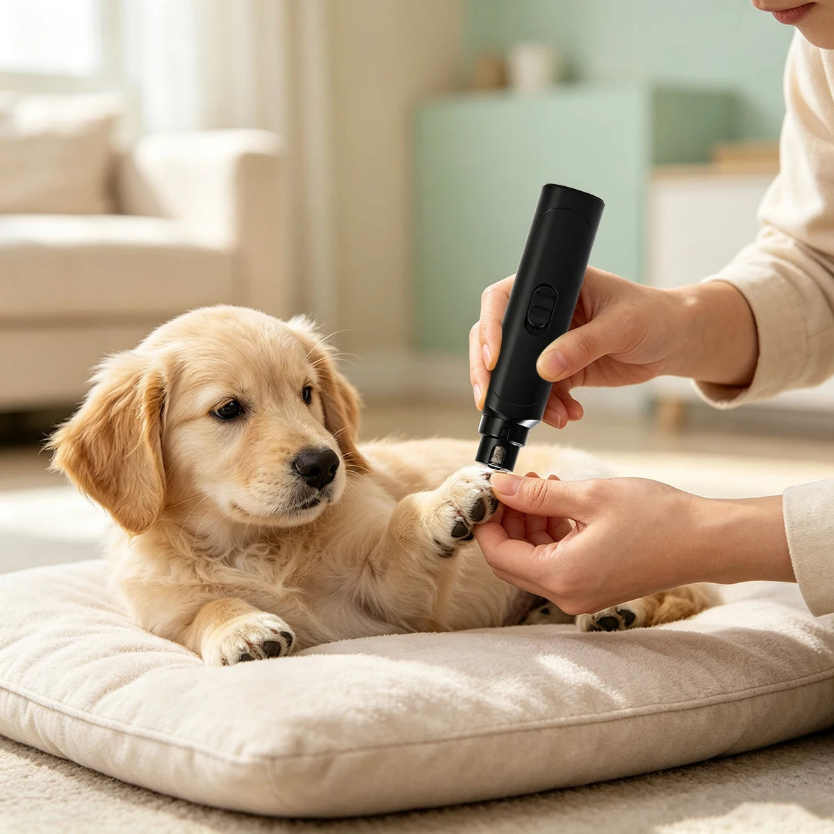Pet Nail Grinder – Electric Nail Trimmer for Dogs & Cats