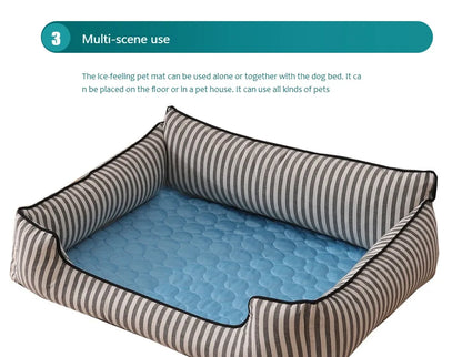 Dog Cooling Mat – Summer Pet Ice Pad for Dogs & Cats