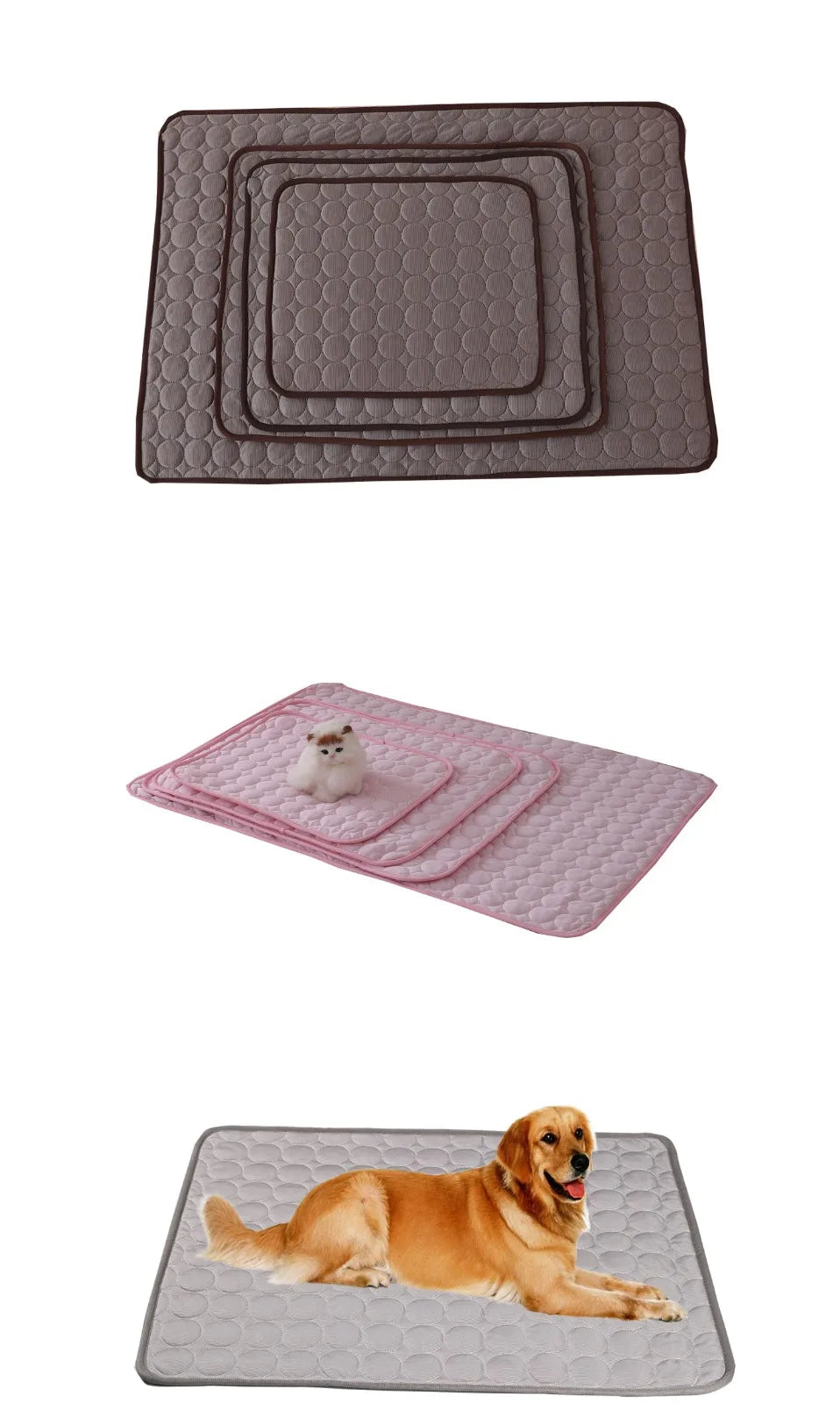 Dog Cooling Mat – Summer Pet Ice Pad for Dogs & Cats