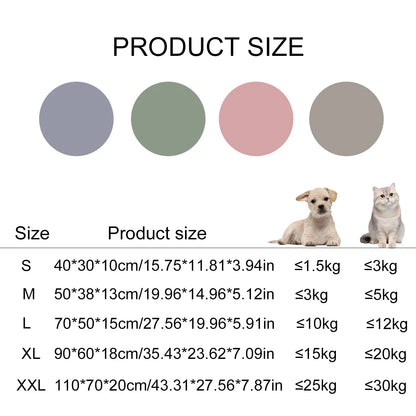 Large Pet Sofa Bed – Warm & Cozy Sleeping Cushion