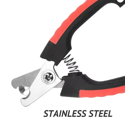 Pet Nail Clippers – Stainless Steel Grooming Cutter for Dogs & Cats
