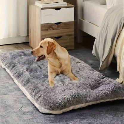 Plush Dog Bed – Soft Thick Pet Sofa Mat for Small to Large Dogs