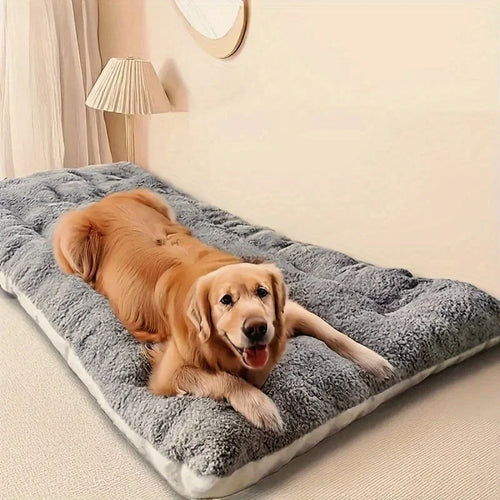 Plush Dog Bed – Soft Thick Pet Sofa Mat for Small to Large Dogs