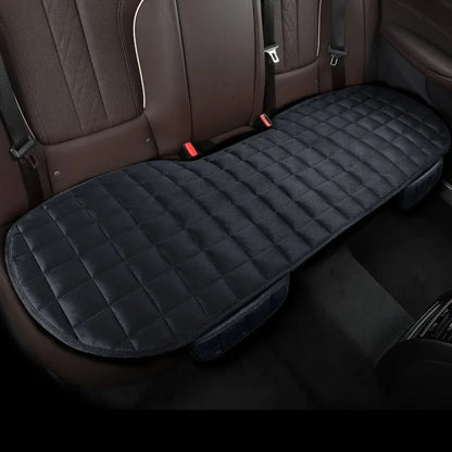 Car Seat Cover Front Rear Flocking Cloth Cushion Non Slide Winter Auto Protector Mat Pad Keep Warm Universal Fit Truck Suv Van