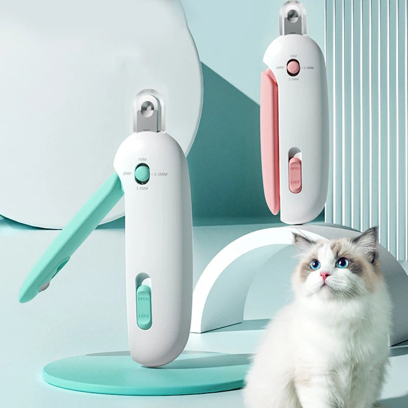 Stainless Steel Pet Nail Clippers – Dog & Cat Grooming Tool