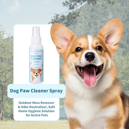 Dog Paw Cleaning Spray Coconut Plant Formula Alcohol-Free Fast Drying Hydrating Moisturizing Pet Foot Care  for Dogs & Cats