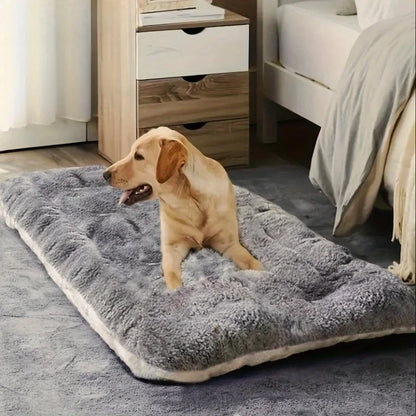 Plush Dog Bed – Soft Thick Pet Sofa Mat for Small to Large Dogs