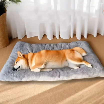 Plush Dog Bed – Soft Thick Pet Sofa Mat for Small to Large Dogs
