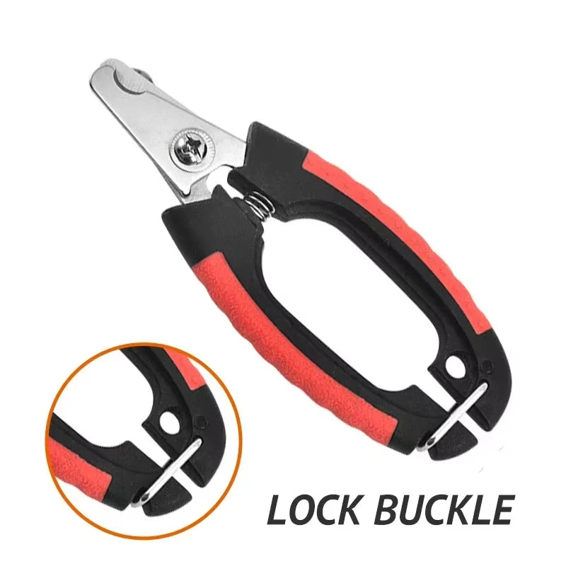 Pet Nail Clippers – Stainless Steel Grooming Cutter for Dogs & Cats