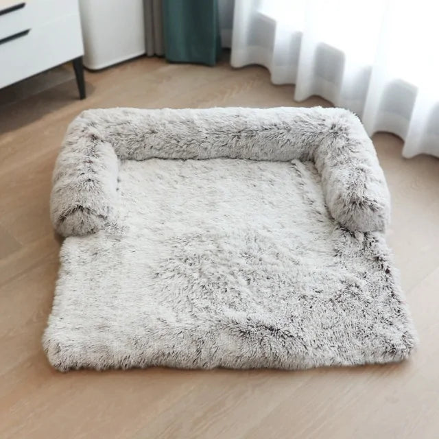 Calming Dog Sofa Protector – Washable Anti-Anxiety Plush Couch Bed for Dogs & Cats