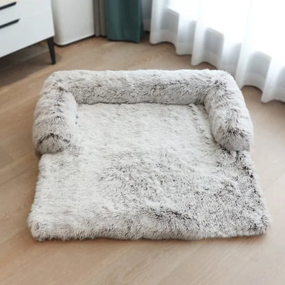 Calming Dog Sofa Protector – Washable Anti-Anxiety Plush Couch Bed for Dogs & Cats