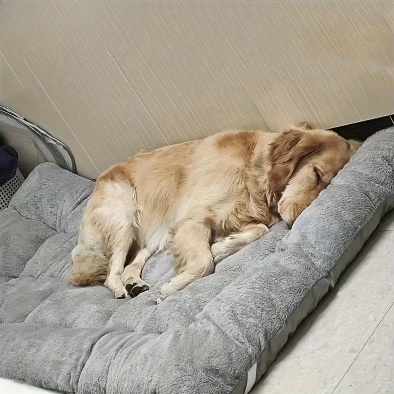 Plush Dog Bed – Soft Thick Pet Sofa Mat for Small to Large Dogs