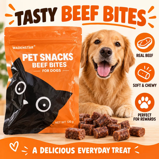 Soft Beef Dog Treats – Chewy Training Bites