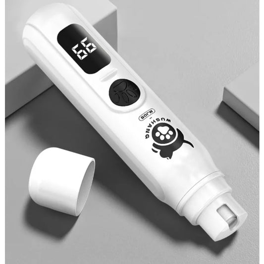 Rechargeable Pet Nail Grinder – 3-Speed Trimmer for Dogs & Cats