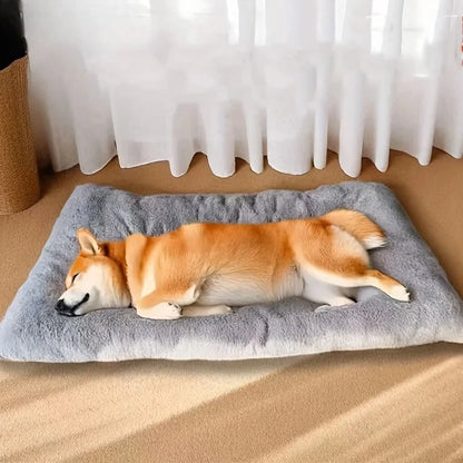 Plush Dog Bed – Soft Thick Pet Sofa Mat for Small to Large Dogs