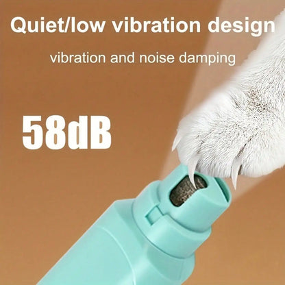 Pet Nail Grinder – Electric Nail Trimmer for Dogs & Cats