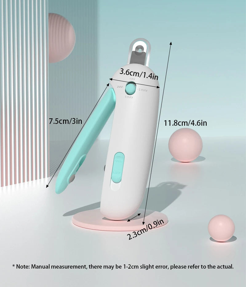 Stainless Steel Pet Nail Clippers – Dog & Cat Grooming Tool