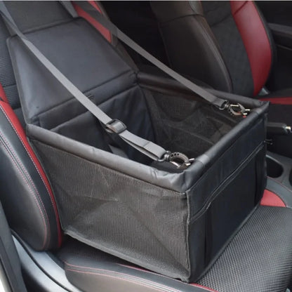 Waterproof Dog Car Seat – Compact Hammock with Safety Belt, Oxford Fabric & Easy-Clean Design