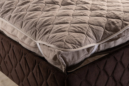 Natural Merino wool mattress protector-4