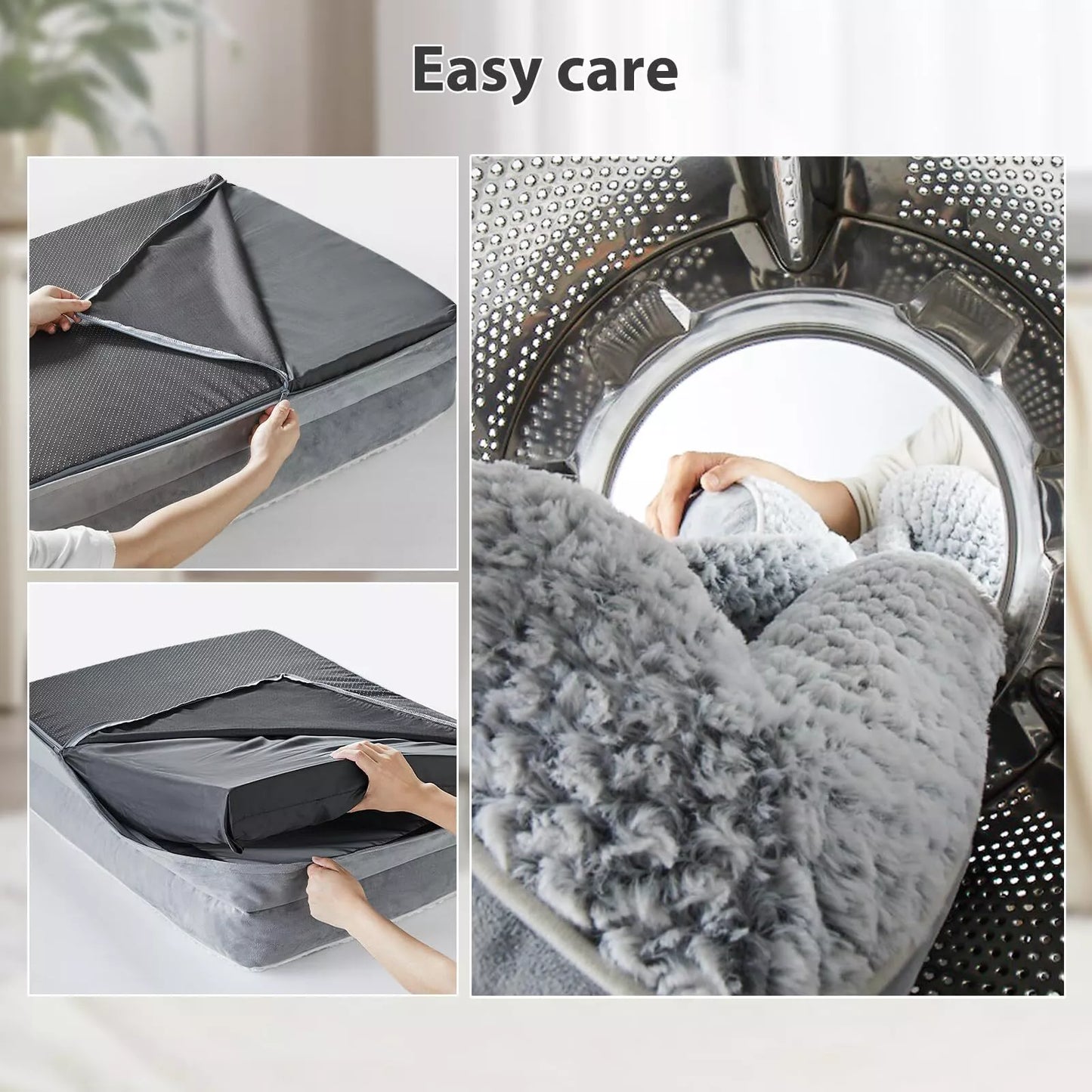 Orthopedic Medium Dog Sofa Bed – Egg Crate Foam with Washable Waterproof Cover