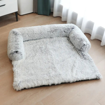 Calming Dog Sofa Protector – Washable Anti-Anxiety Plush Couch Bed for Dogs & Cats